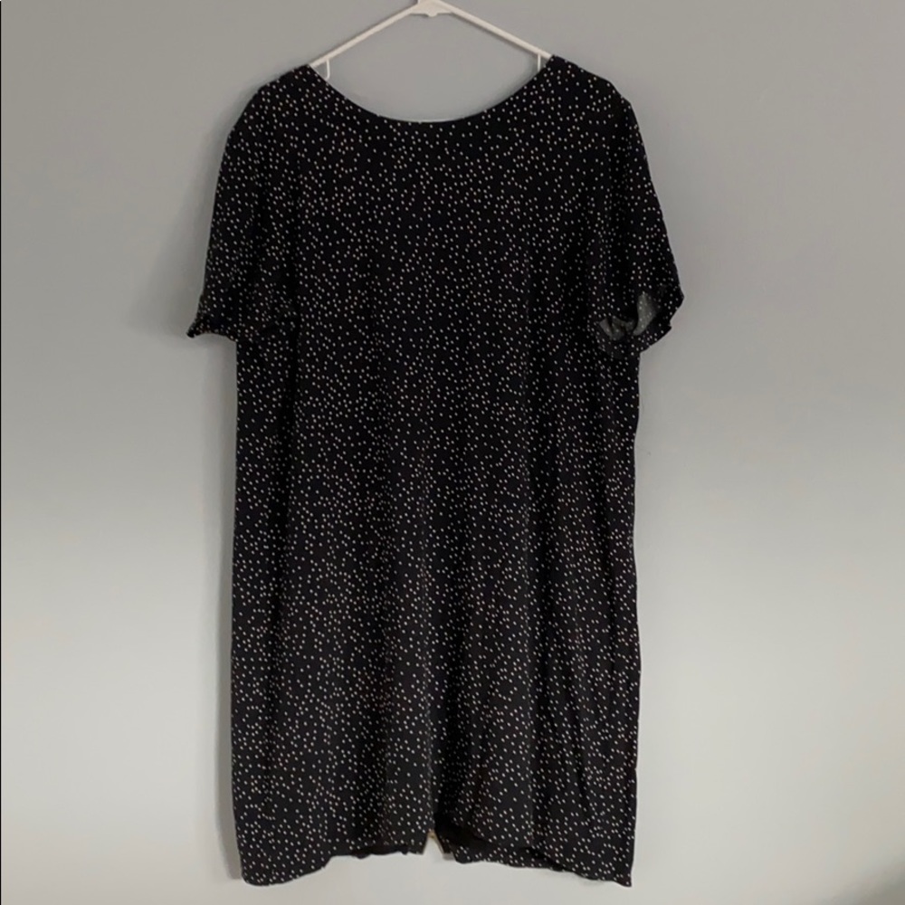 Madewell Polka dot zip detail dress